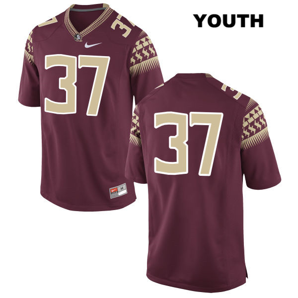 Youth NCAA Nike Florida State Seminoles #37 Blaik Middleton College No Name Red Stitched Authentic Football Jersey CDY2469UT